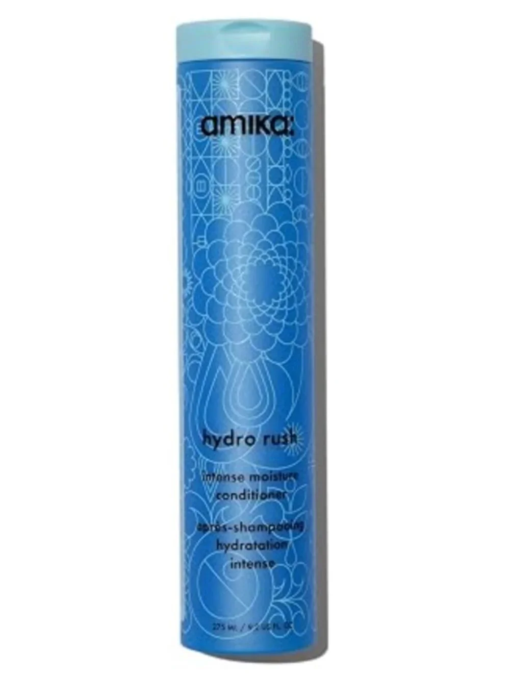 NEW Amika Hydro Rush Intense Moisture Conditioner with Hyaluronic Acid, 275ml